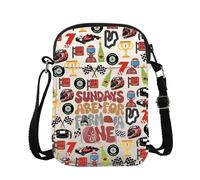 Sunday Racing Cross Body Bag Racing Club Messenger Bag Race Lover Gift Racing Sundays Carry On Bag F1 Shoulder Bag (Formula Cross Body)