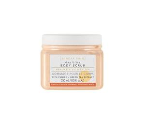 Sunday Rain Day Bliss Brightening Natural Gentle Body Scrub for Extra Smooth & Soft Skin, with Mandarin & Green Tea Extract, 250ml