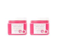 Sunday Rain Pink Grapefruit and Sea Salt Body Scrub Exfoliator, Exfoliating and Nourishing, with Ceramides, Pink, 2 x 265g
