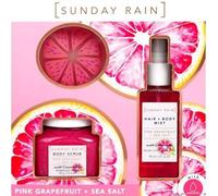 Sunday Rain Pink Grapefruit & Sea Salt Trio