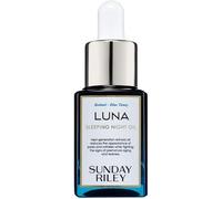 Sūnday Ríley | Luna - Sleeping Night Oil | Works Throughout The Night to Deliver Visibly Youthful, Luminous, Even-Toned Skin in the Morning | 15mL [Imperfect Seal]