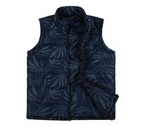 SUNDAY ROSE Men's Outerwear Gilets Waterproof Classic Body Warmers Lightweight Vest Army Green Print XL