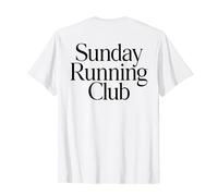 SUNDAY RUNNING CLUB X Jogger Jogging Runner Fitness Gym BACK T-Shirt