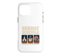 Sunday Schedule Sermon Pregame Kickoff Case for iPhone 16 Pro Max
