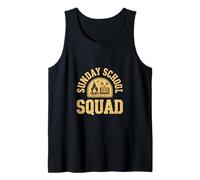 Sunday School Squad Bible Camp Retro Vintage Tank Top
