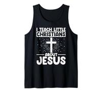 Sunday School Teach Christians About Jesus Christian Teacher Tank Top