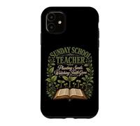 Sunday School Teacher Planting Seeds Faith Grow Case for iPhone 11