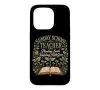 Sunday School Teacher Planting Seeds Faith Grow Case for iPhone 15 Pro