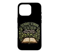 Sunday School Teacher Planting Seeds Faith Grow Case for iPhone 16 Pro