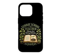 Sunday School Teacher Planting Seeds Faith Grow Case for iPhone 16 Pro