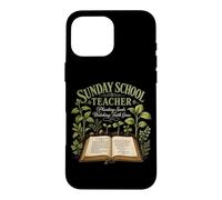 Sunday School Teacher Planting Seeds Faith Grow Case for iPhone 16 Pro Max