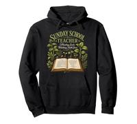 Sunday School Teacher Planting Seeds Faith Grow Pullover Hoodie
