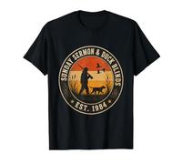 Sunday Sermon and Duck Blinds Est 1984 Value Graphic T-Shirt, Men, Black, XL