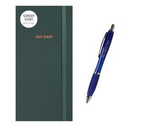 Sunday Start Charcoal Slim Diary 2027 + EXCLUSIVE LIMITED EDITION PEN