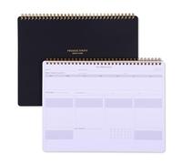 Sunday Start Weekly Planner with Habit Tracker - 8.5×11" Professional Productivity Tools to Organize Your Daily Tasks, Goals, Projects - Dashboard Desk Pad - ADHD To-Do List Notepad