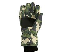 Sundaylike life Snowboarding Gloves Kids Snow M/L Warm Outdoor Windproof Skating Boys Ski Size Winter Camouflage Girls Kids Gloves & Mittens Kids Wrestling Gloves (Green, M)