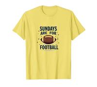 Sundays are for Football T-Shirt, Men, Lemon, XL
