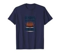 Sundays are for Football T-Shirt, Men, Navy, 6XL