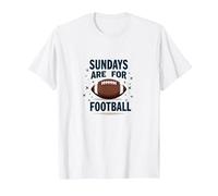 Sundays are for Football T-Shirt, Men, White, L