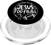 Sundays are for Jesus & Football Christian Apparel PopSockets PopGrip for MagSafe