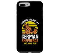 Sundays are for my German Shepherds and have fun Case for iPhone 7 Plus/8 Plus