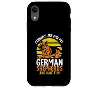 Sundays are for my German Shepherds and have fun Case for iPhone XR