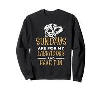 sundays are for my Labradors and have fun - Labrador Sweatshirt