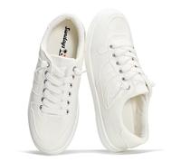 Sundays Canvas Shoes for Women with Memory Foam Insole Womens Sneakers | Breathable Canvas Sneakers Women-Non Slip and Lightweight Canvas Shoes for Women Footwear-Comfortable Sneakers for Women