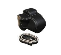 SundayZaZa PU Leather Camera Case for Canon EOS R50 V with 14-30mm Lens Protective Camera Bag (Black)