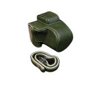 SundayZaZa PU Leather Camera Case for Canon EOS R50 V with 14-30mm Lens Protective Camera Bag (Green)