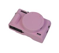 SundayZaZa Silicone Gel Camera Case for Canon PowerShot G7x Mark iii Protective Rubber Soft Camera Cover Bag (Pink)