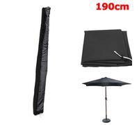 Sundaze 190Cm Black Parasol Cover Patio Sun Shade Umbrella Covers