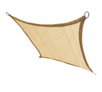 Sundaze 2X2M Sun Shade Sail Square Hdpe Breathable Uv Block Sunscreen Sand With Free Rope
