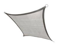 Sundaze 5X5M Sun Shade Sail Square Hdpe Breathable Uv Block Sunscreen Grey With Free Rope