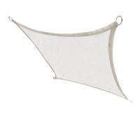 Sundaze 5X5M Sun Shade Sail Square Hdpe Breathable Uv Block Sunscreen White With Free Rope