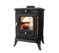 Sundaze 7Kw Multifuel Stove Log Burner Fireplace Cast Iron Defra Approved Eco Design