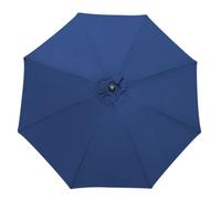 Sundaze Blue Replacement Parasol Fabric Garden Umbrella Canopy Cover For 2.7M 8 Arm Parasols