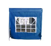 Sundaze Blue Side Panel With Window For 2X2M Pop Up Gazebo Tent 1 Piece