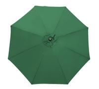 Sundaze Green Replacement Parasol Fabric Garden Umbrella Canopy Cover For 2.7M 8 Arm Parasols