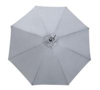Sundaze Grey Replacement Parasol Fabric Garden Umbrella Canopy Cover For 3M 8 Arm Parasols