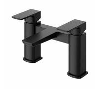 SunDaze Matt Black High-Rise Bath Filler Shower Mixer Tap Deck Mounted