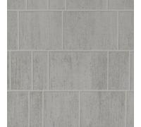 SunDaze Matt Grey Multi Tile Bathroom Pvc Cladding Shower Wet Wall Panels 1M X 2.4M, Pack Of 2