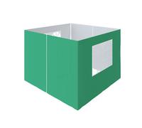 Sundaze Pop Up Gazebo Side Panels 2.5X2.5M 4 Piece Replacement Exchangeable Wall Panels With Zipper And Window Green
