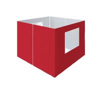 Sundaze Pop Up Gazebo Side Panels 2.5X2.5M 4 Piece Replacement Exchangeable Wall Panels With Zipper And Window Red