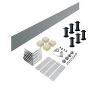 Sundaze Shower Tray Panel Riser Leg Kit Adjustable Feet For Square Rectangle Trays 1800mm Anthracite