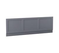Sundaze Traditional Bathroom 1700mm Bath Mdf Front Panel - Matte Grey