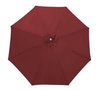 Sundaze Wine Red Replacement Parasol Fabric Garden Umbrella Canopy Cover For 3M 8 Arm Parasols