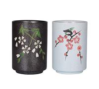 Sunddo Japanese Tea Cups Ceramic Teacup Mug Set of 2 10oz/300mL