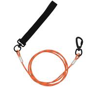SUNDEE 1.2/1.5/1.8m Dog Lead with Comfortable Padded Handle for Large and Medium Pets, Strong Steel Leash Rope for Control Training or Walking with Double Buckle(1.5m,Orange)