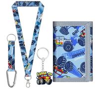 sundee Kids' Wallets for Boys and Girls, Trendy and Functional with Eye - Catching Charms and Matching Lanyards in Multiple Themes - Ideal for Every Little Explorer's Storage Needs, Multicolor